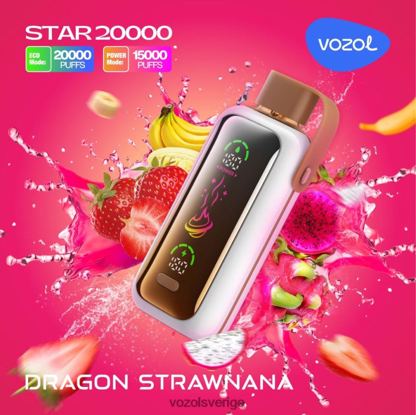 VOZOL STAR 20 000 drake strawnana DLXTZ68 - VOZOL Vape Sale