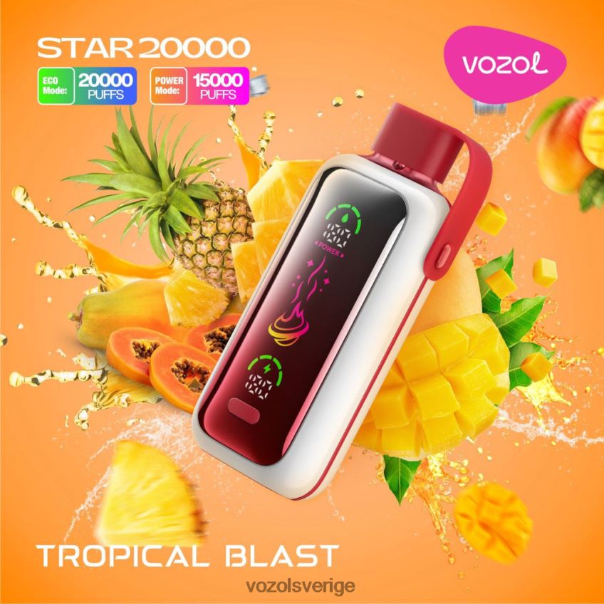 VOZOL STAR 20 000 tropisk explosion DLXTZ62 - VOZOL Stockholm