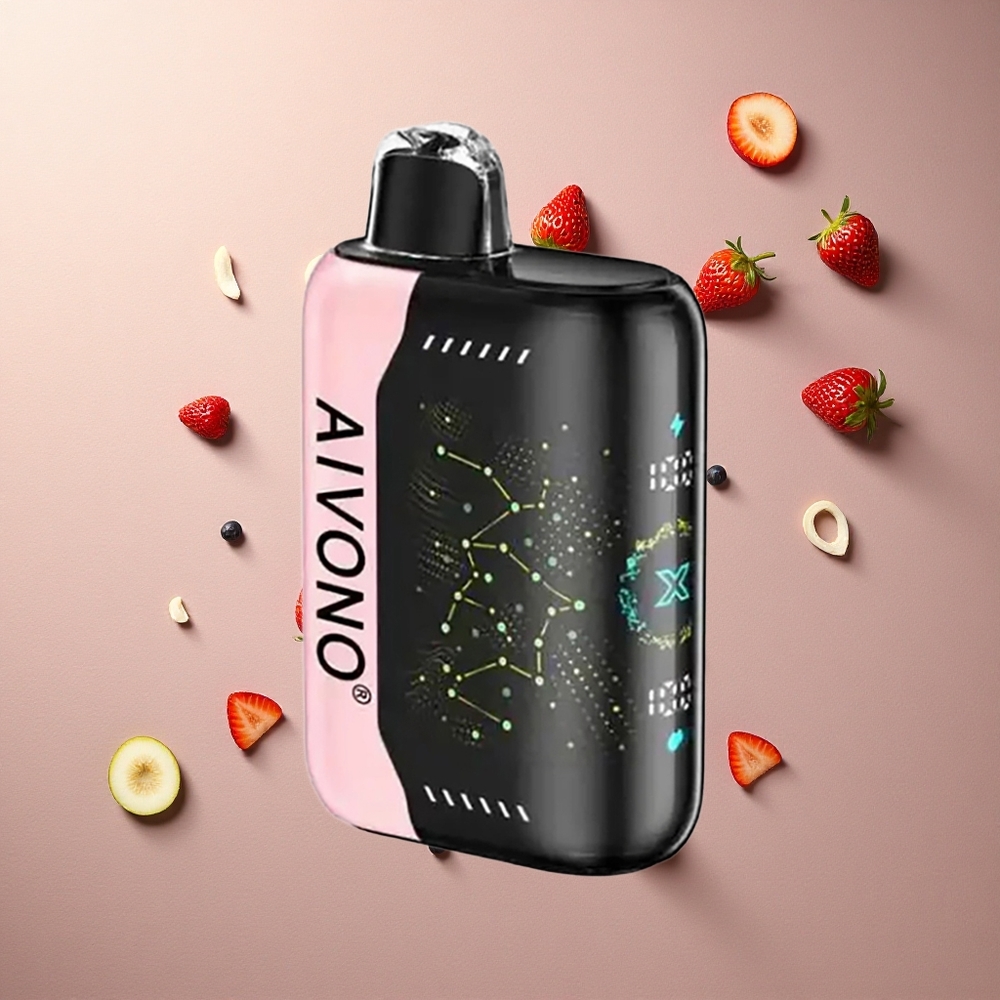 Aivono Aim Boom 25000 Jordgubb B Pop 650mAh 0% Nikotin