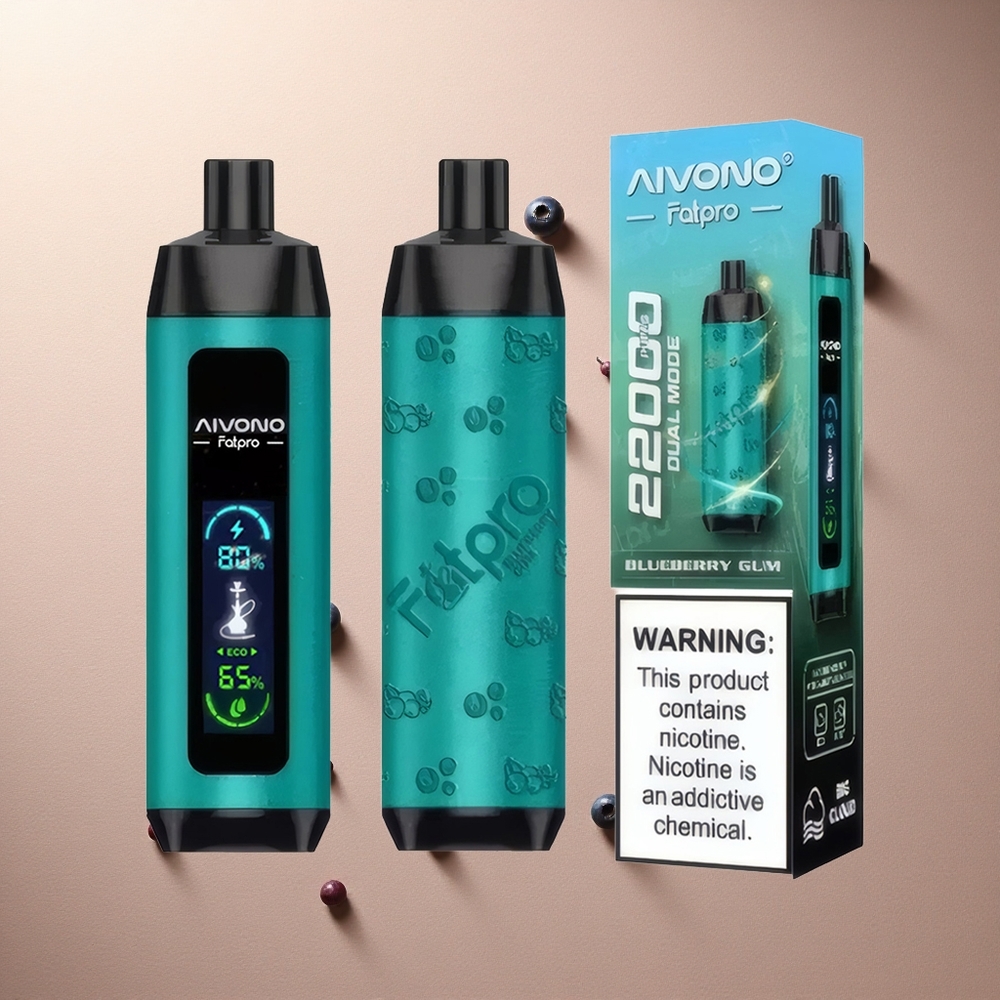Aivono Aim Fatpro 22000 Blåbärspistol 5% Nikotin 600mAh 28ml