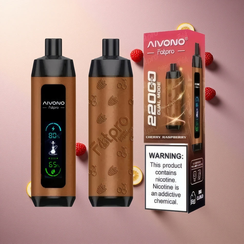 Aivono Aim Fatpro 22000 Körsbär Hallon 600mAh 0.6ohm