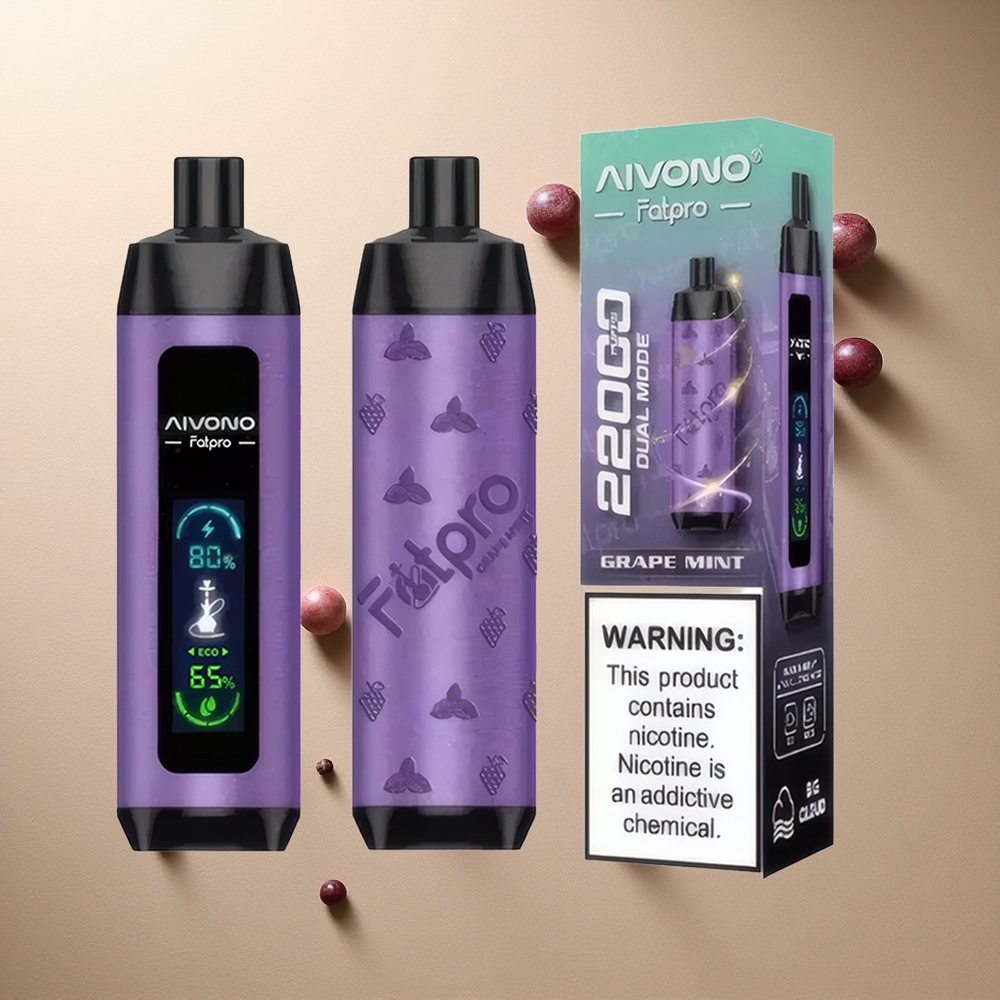 Aivono Aim Fatpro 22000 Vinmynta 600mAh 5% Nikotin