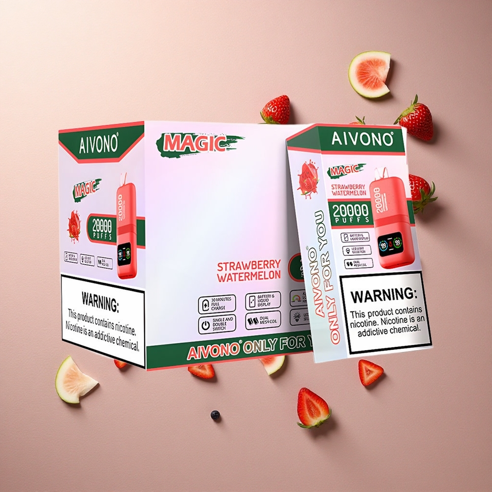 Aivono Aim Magic 20000 Jordgubb Vattenmelon Dual Mesh LCD 600mAh