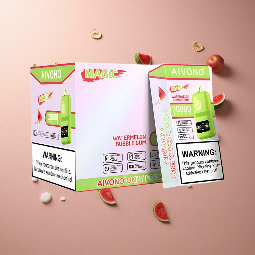 Aivono Aim Magic 20000 Vattenmelons Tuggummi med Dual Mesh Coils och 600mAh