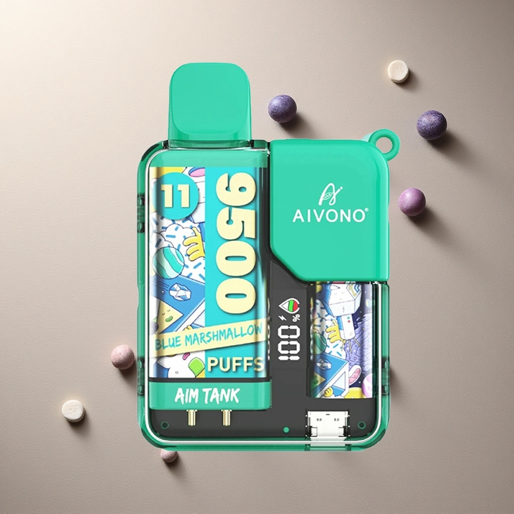 Aivono Aim Tank 9500 Blå Marshmallow 18ml 650mAh