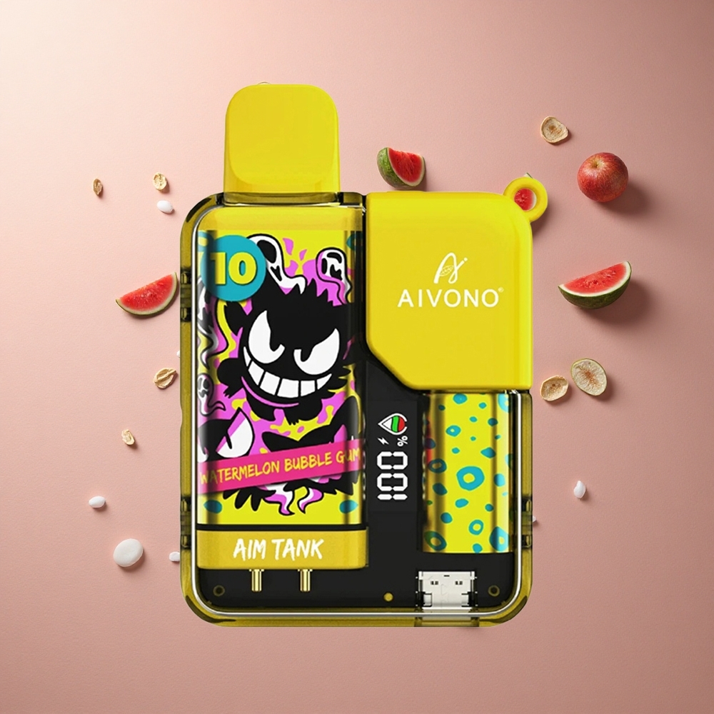 Aivono Aim Tank 9500 Vattenmelon Tuggummi med 650mAh och 5% Nikotin